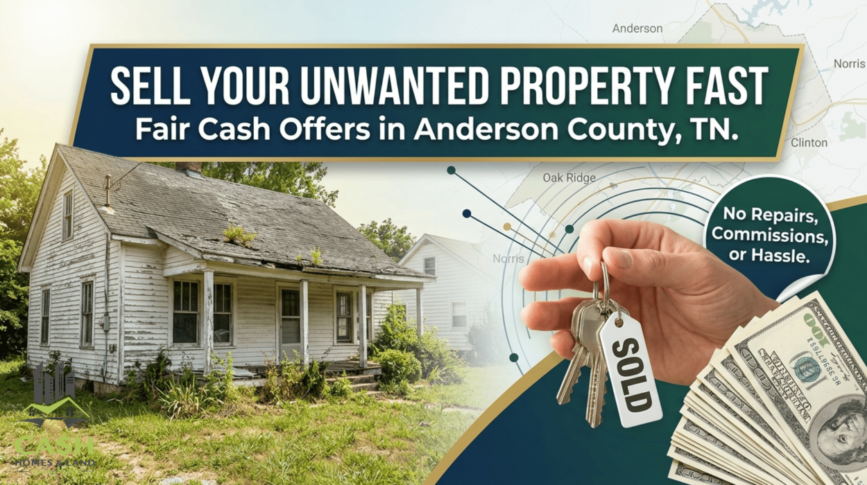 Sell house fast in Anderson County TN – cash home buyers purchase distressed property as-is