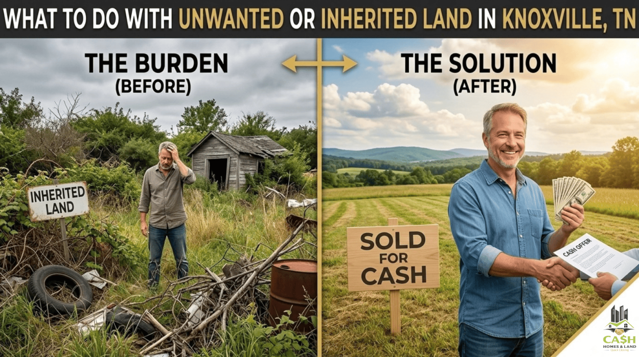 Unwanted inherited land for sale in Knoxville, TN